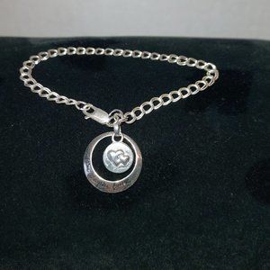 Mother Daughter Friends Sterling cham bracelet